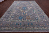Grey Turkish Oushak Hand Knotted Wool Rug - 10' 1" X 14' 3" - Golden Nile