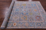 Grey Turkish Oushak Hand Knotted Wool Rug - 6' 3" X 9' 1" - Golden Nile