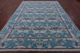 Ivory William Morris Hand Knotted Wool Rug - 9' 3" X 12' 4" - Golden Nile