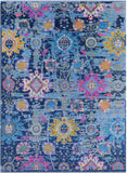 Blue Turkish Oushak Handmade Wool Rug - 9' 1" X 12' 2" - Golden Nile