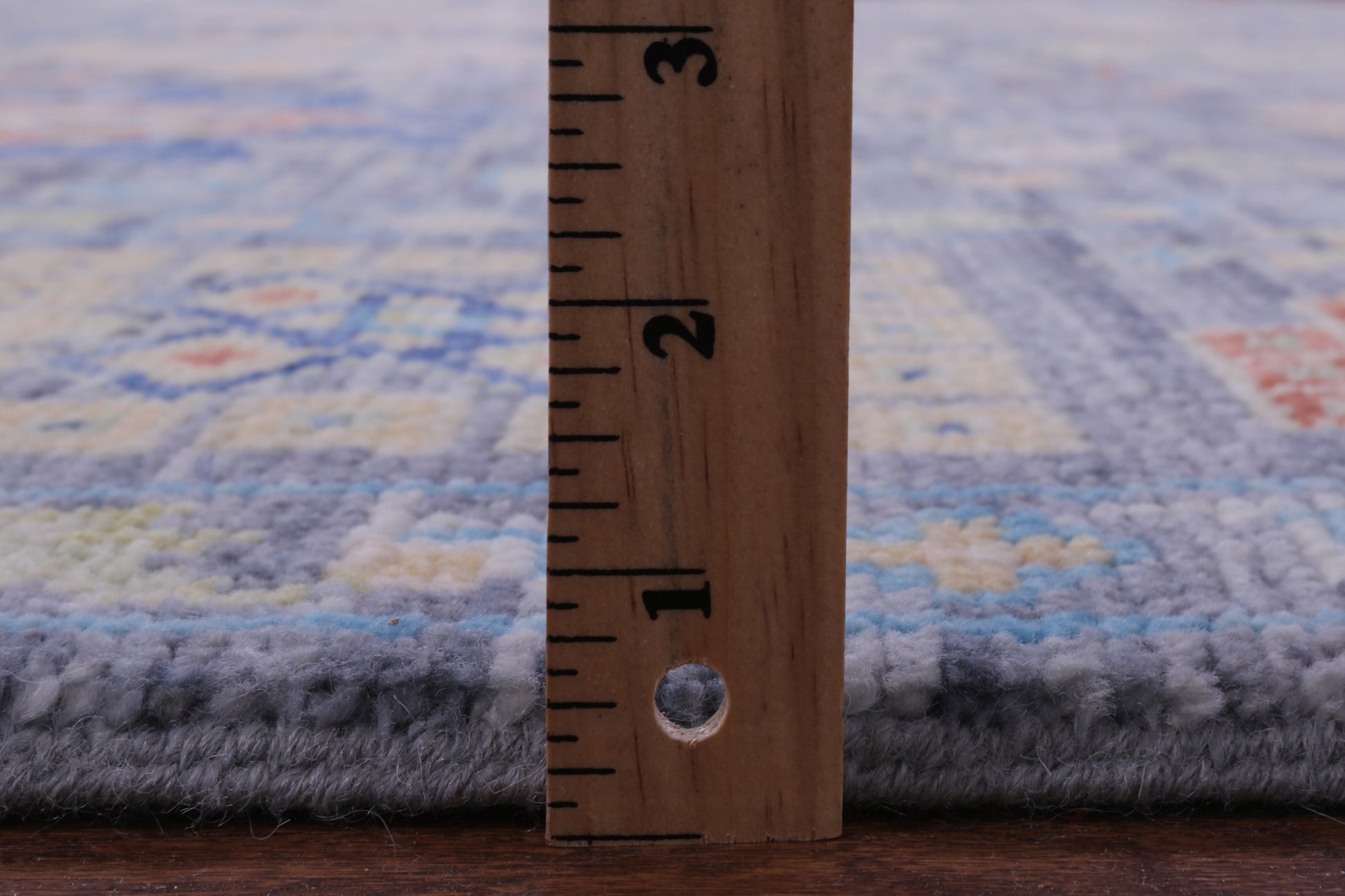 Grey Square Turkish Oushak Hand Knotted Wool Rug - 8' 0" X 8' 4" - Golden Nile