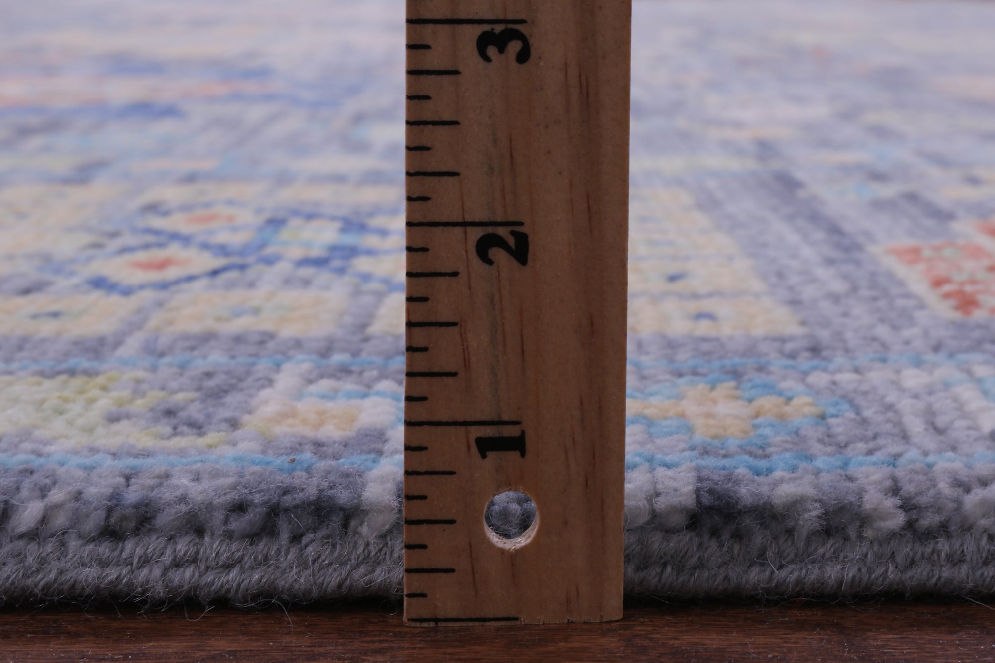 Grey Square Turkish Oushak Hand Knotted Wool Rug - 8' 0" X 8' 4" - Golden Nile