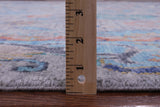 Grey William Morris Hand Knotted Wool Rug - 9' 11" X 14' 2" - Golden Nile