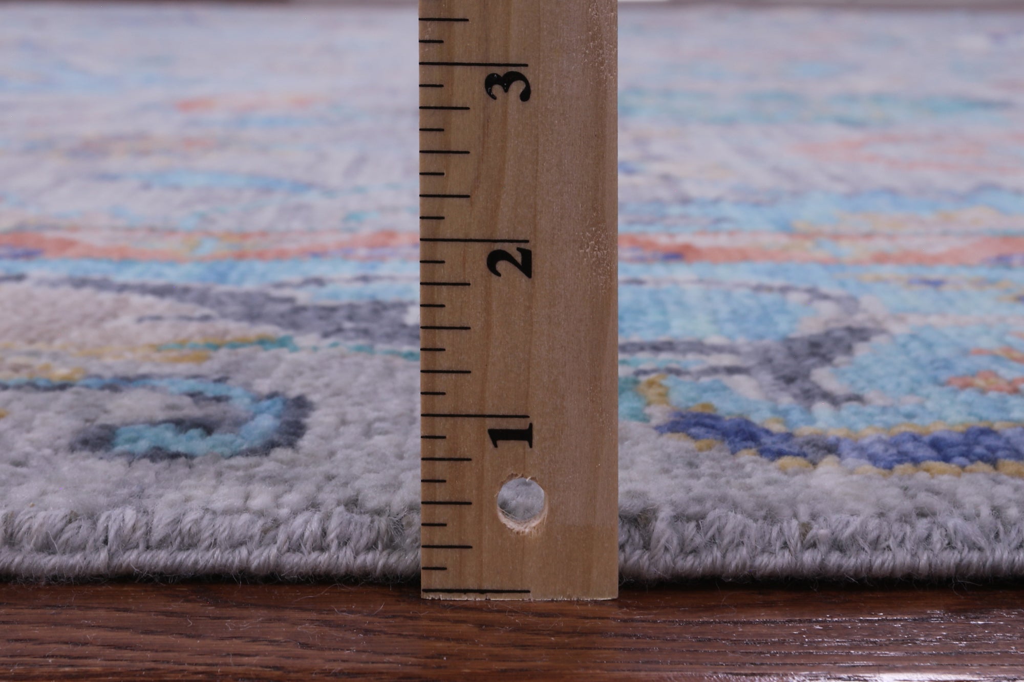 Grey William Morris Hand Knotted Wool Rug - 9' 11" X 14' 2" - Golden Nile