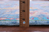 Blue Turkish Oushak Hand Knotted Wool Rug - 6' 1" X 9' 2" - Golden Nile