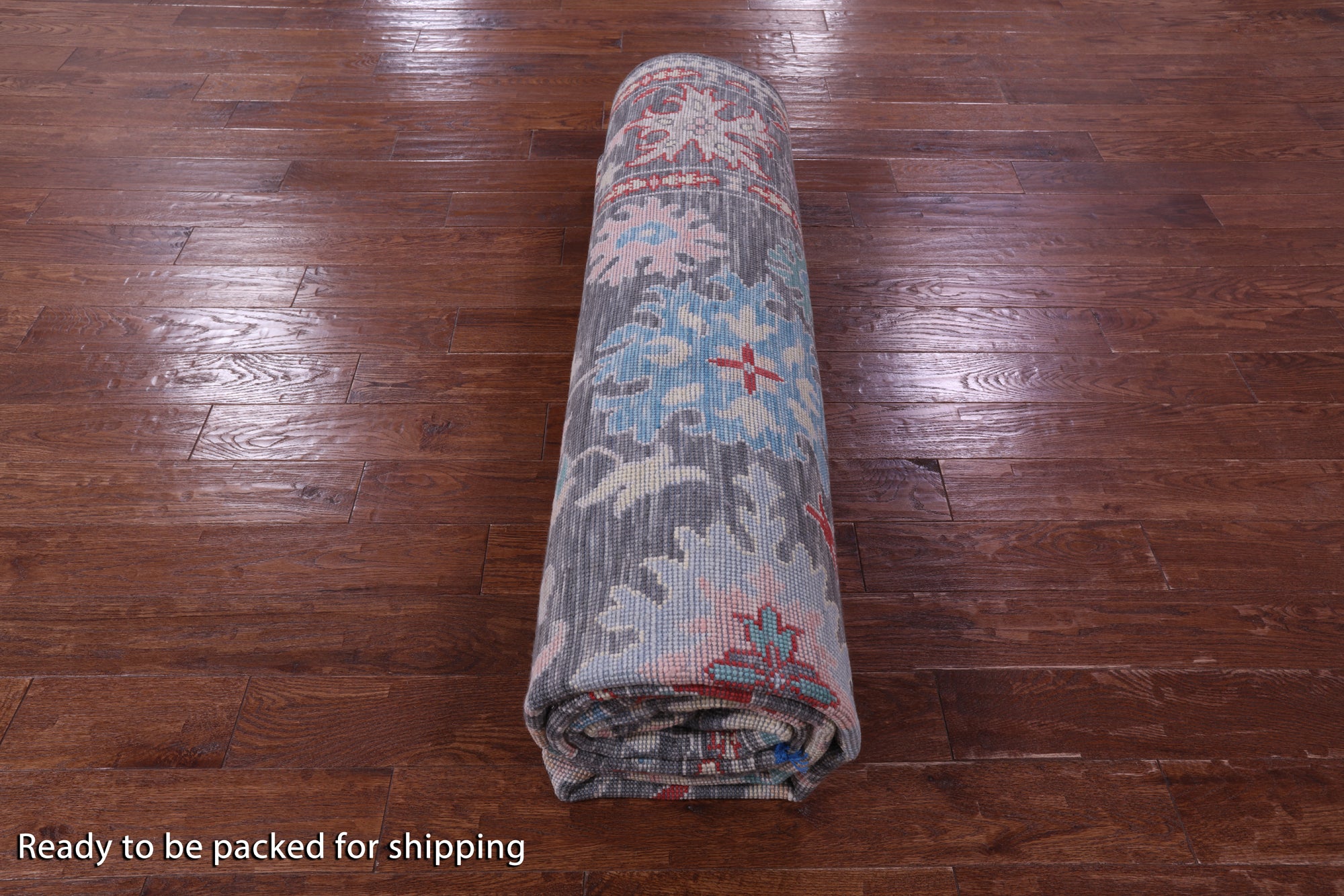 Grey Turkish Oushak Hand Knotted Wool Rug - 8' 11" X 11' 11" - Golden Nile