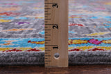 Grey Turkish Oushak Hand Knotted Wool Rug - 9' 0" X 12' 1" - Golden Nile
