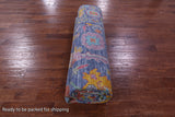 Blue Turkish Oushak Hand Knotted Wool Rug - 8' 11" X 12' 4" - Golden Nile