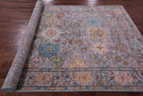 Grey Turkish Oushak Hand Knotted Wool Rug - 6' 0" X 9' 5" - Golden Nile