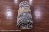 Grey Turkish Oushak Hand Knotted Wool Rug - 9' 11" X 13' 11" - Golden Nile