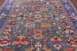 Grey Turkish Oushak Handmade Wool Rug - 8' 1" X 9' 10" - Golden Nile