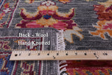 Grey Turkish Oushak Handmade Wool Rug - 8' 1" X 9' 10" - Golden Nile