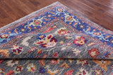 Grey Turkish Oushak Handmade Wool Rug - 8' 1" X 9' 10" - Golden Nile