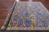 Grey Turkish Oushak Hand Knotted Wool Rug - 9' 2" X 12' 1" - Golden Nile