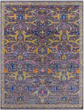 Grey Turkish Oushak Hand Knotted Wool Rug - 9' 2" X 12' 1" - Golden Nile