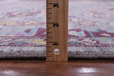 Grey Turkish Oushak Hand Knotted Wool Rug - 8' 0" X 9' 10" - Golden Nile