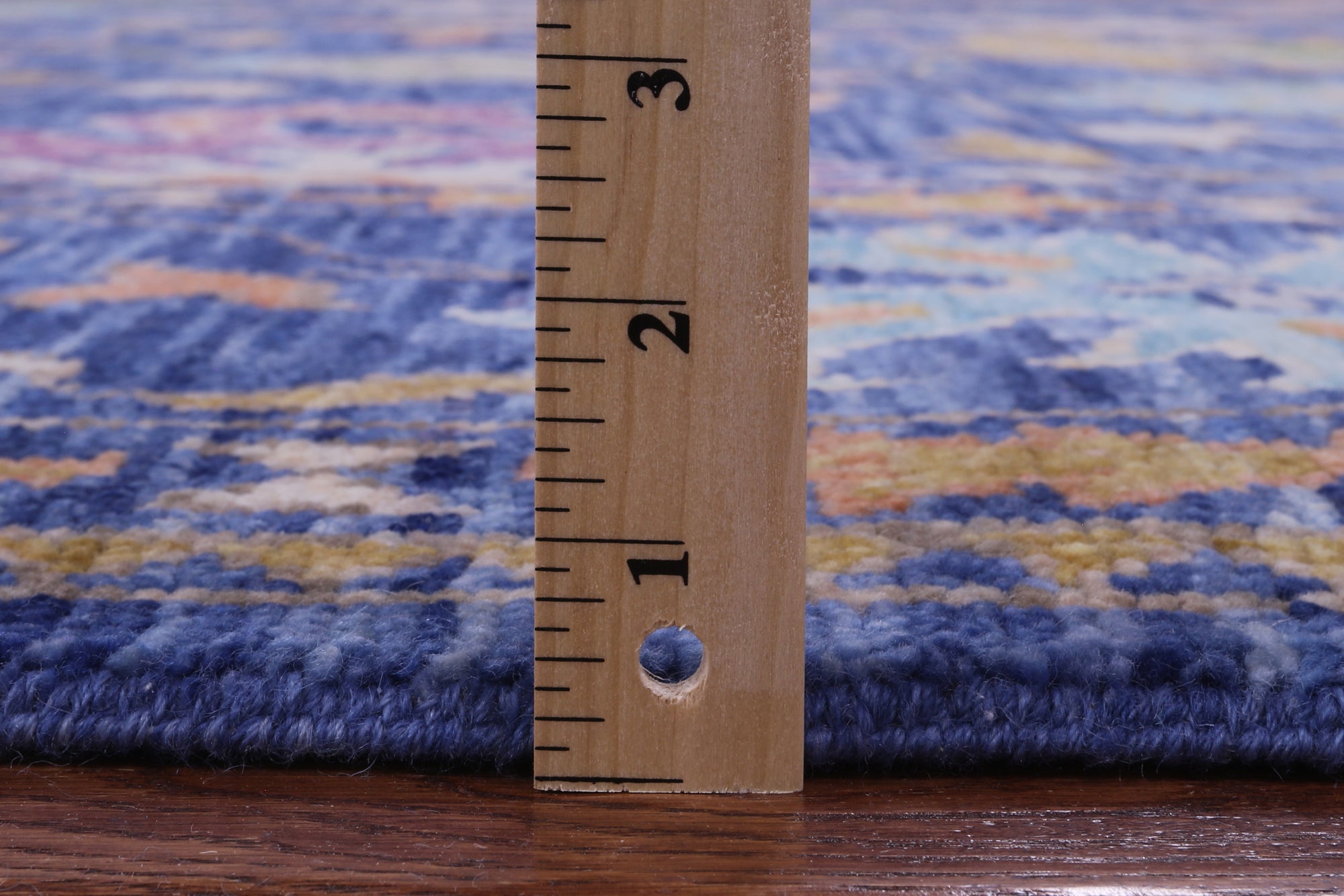 Blue Turkish Oushak Hand Knotted Wool Rug - 10' 2" X 14' 0" - Golden Nile