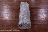 Ivory William Morris Hand Knotted Wool Rug - 5' 11" X 9' 2" - Golden Nile