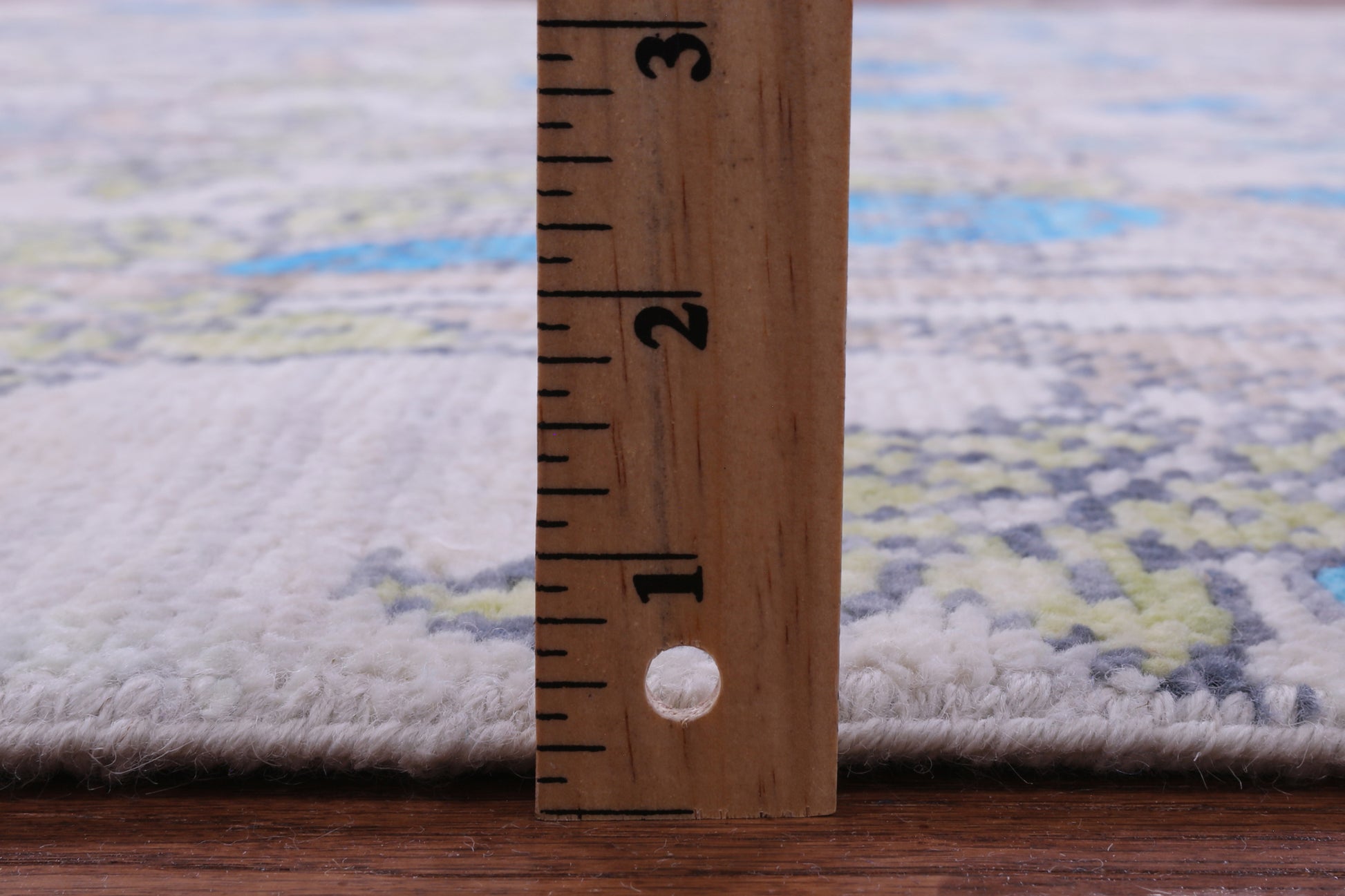Ivory William Morris Hand Knotted Wool Rug - 5' 11" X 9' 2" - Golden Nile