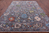 Grey Turkish Oushak Handmade Wool Rug - 9' 4" X 12' 0" - Golden Nile