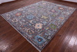 Grey Turkish Oushak Handmade Wool Rug - 9' 4" X 12' 0" - Golden Nile