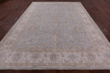 Peshawar Hand Knotted Wool Area Rug - 8' 11" X 11' 11" - Golden Nile