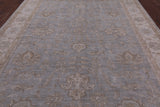 Peshawar Hand Knotted Wool Area Rug - 8' 11" X 11' 11" - Golden Nile