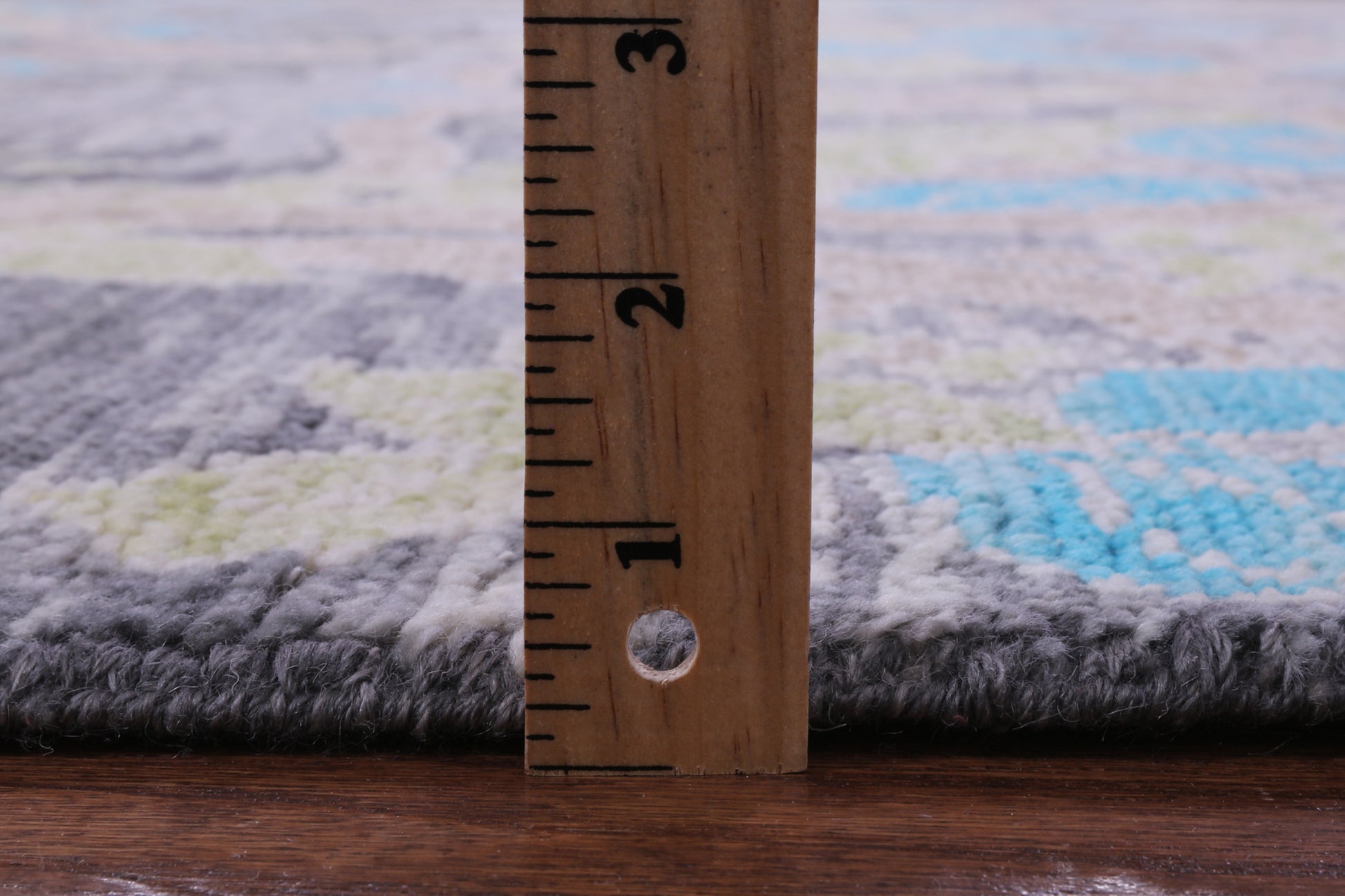 Grey William Morris Hand Knotted Wool Rug - 7' 11" X 9' 9" - Golden Nile