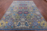 Grey Turkish Oushak Hand Knotted Wool Rug - 8' 11" X 11' 11" - Golden Nile