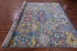 Grey Turkish Oushak Hand Knotted Wool Rug - 8' 11" X 11' 11" - Golden Nile
