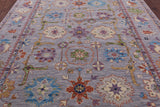 Grey Turkish Oushak Hand Knotted Wool Rug - 8' 10" X 12' 0" - Golden Nile