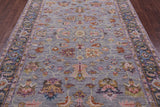 Grey Persian Fine Serapi Hand Knotted Wool Rug - 6' 0" X 8' 10" - Golden Nile