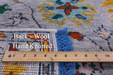 Grey Turkish Oushak Hand Knotted Wool Rug - 5' 3" X 7' 10" - Golden Nile