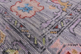 Grey Turkish Oushak Hand Knotted Wool Rug - 6' 3" X 9' 0" - Golden Nile