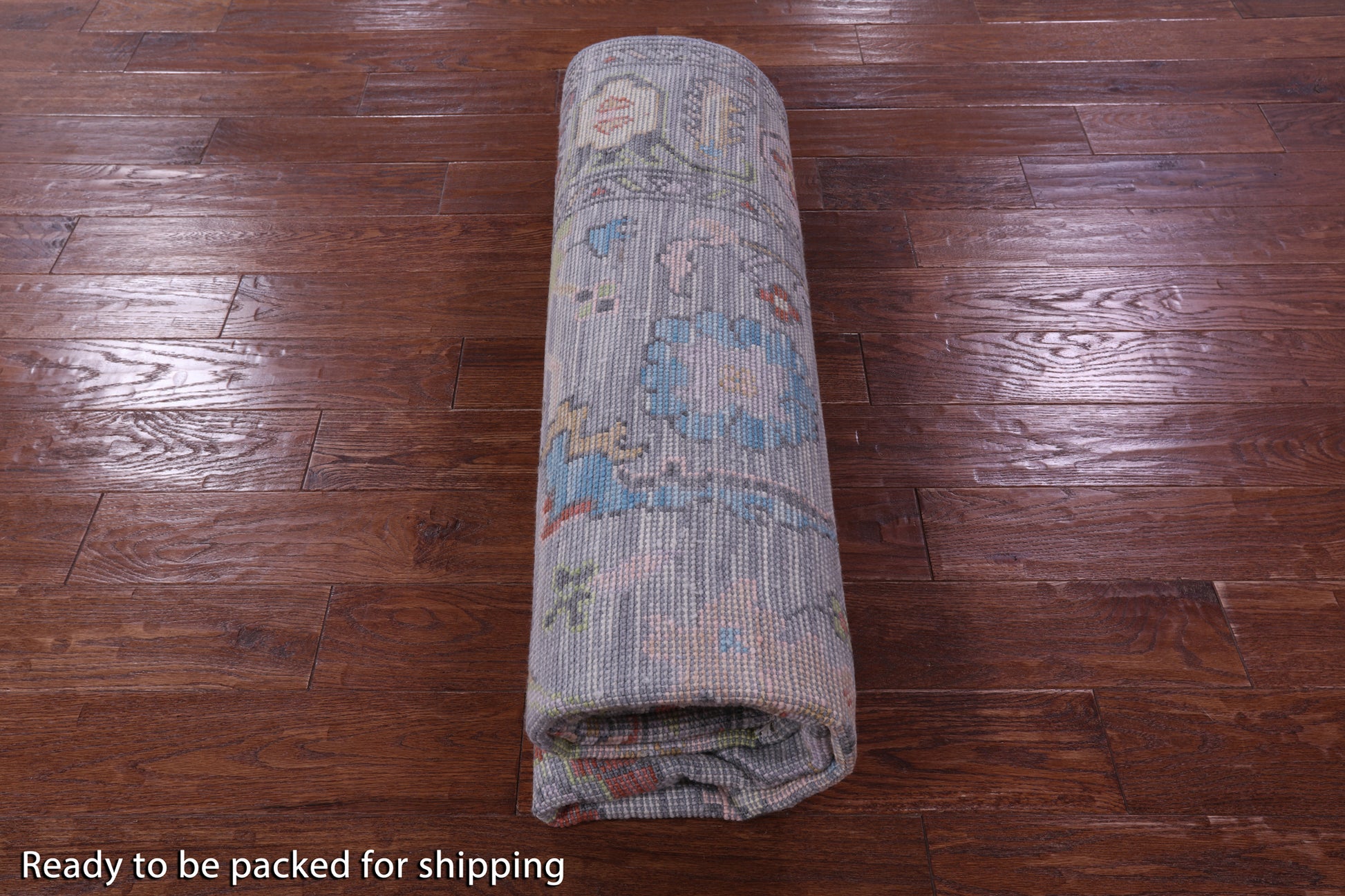 Grey Turkish Oushak Hand Knotted Wool Rug - 6' 3" X 9' 0" - Golden Nile
