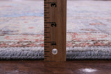 Grey Turkish Oushak Hand Knotted Wool Rug - 7' 11" X 9' 6" - Golden Nile