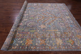 Grey Turkish Oushak Hand Knotted Wool Rug - 8' 10" X 12' 1" - Golden Nile