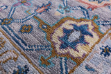 Grey Turkish Oushak Hand Knotted Wool Rug - 8' 3" X 10' 0" - Golden Nile