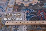 Grey Turkish Oushak Hand Knotted Wool Rug - 8' 3" X 10' 0" - Golden Nile