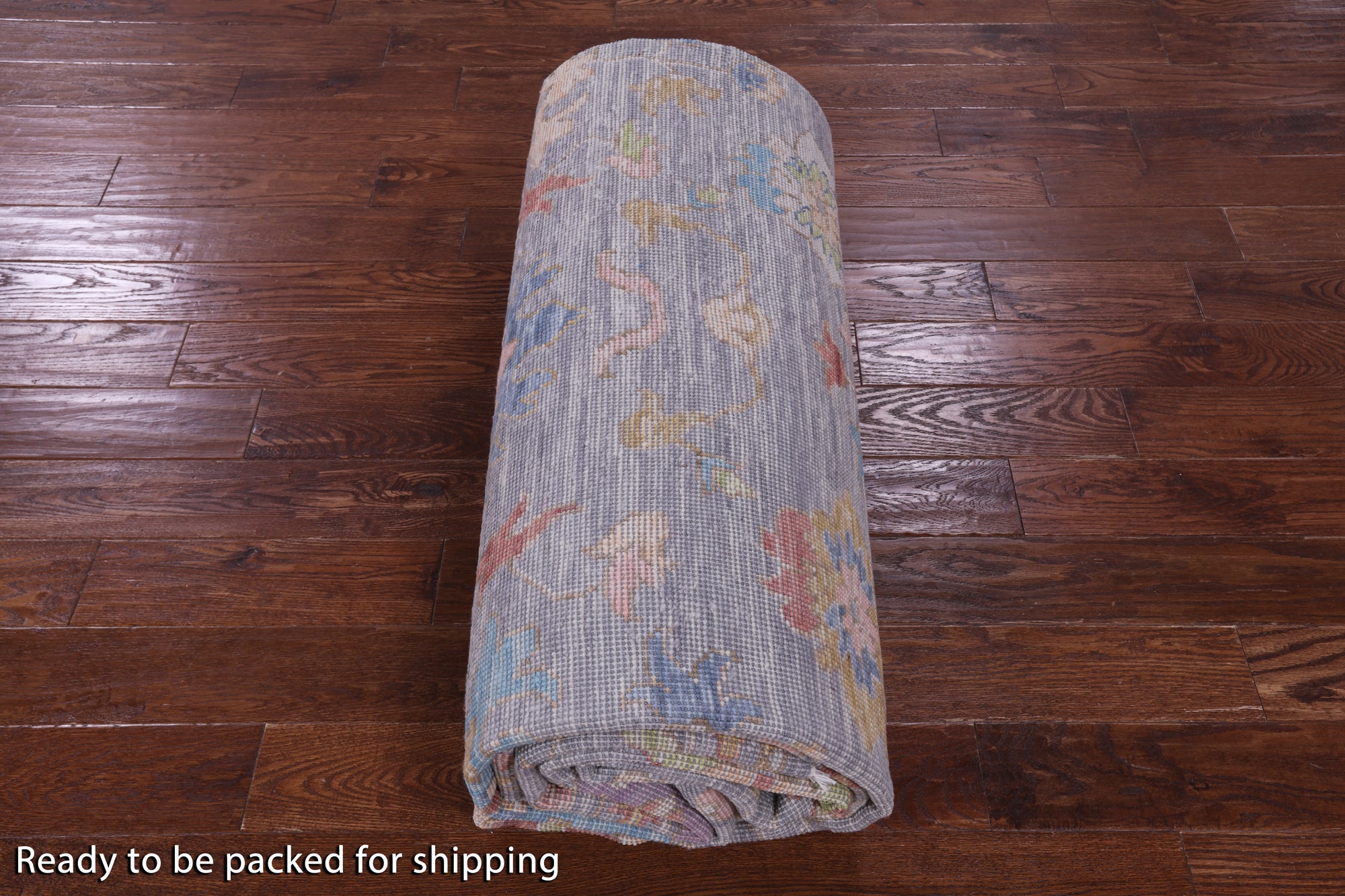 Grey Turkish Oushak Handmade Wool Rug - 9' 10" X 14' 2" - Golden Nile