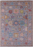 Grey Turkish Oushak Handmade Wool Rug - 9' 10" X 14' 2" - Golden Nile
