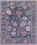Grey Turkish Oushak Hand Knotted Wool Rug - 8' 1" X 9' 11" - Golden Nile