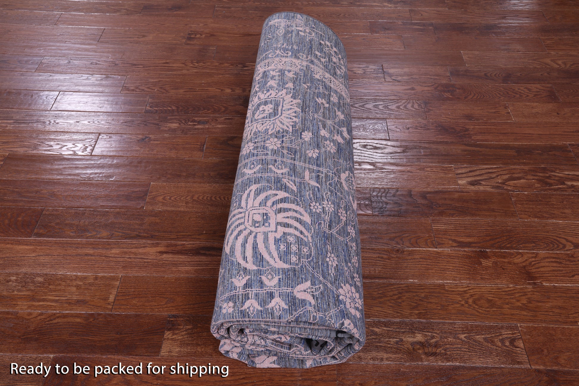 Grey Persian Hand Knotted Wool & Silk Rug - 8' 11" X 12' 0" - Golden Nile
