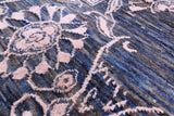 Grey Persian Hand Knotted Wool & Silk Rug - 8' 11" X 12' 0" - Golden Nile