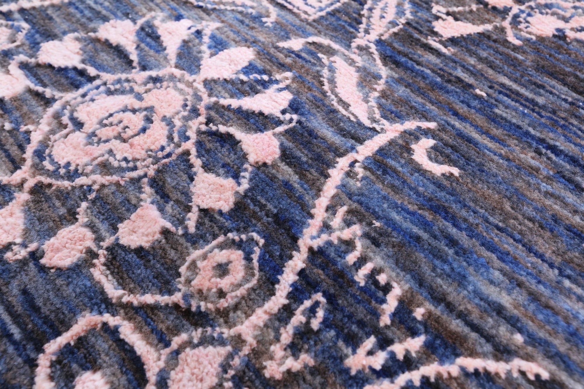 Grey Persian Hand Knotted Wool & Silk Rug - 8' 11" X 12' 0" - Golden Nile