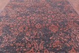 Grey Persian Hand Knotted Wool & Silk Rug - 8' 11" X 11' 11" - Golden Nile