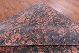 Grey Persian Hand Knotted Wool & Silk Rug - 8' 11" X 11' 11" - Golden Nile