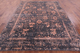 Grey Persian Hand Knotted Wool & Silk Rug - 8' 0" X 10' 2" - Golden Nile