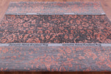 Grey Persian Hand Knotted Wool & Silk Rug - 8' 2" X 10' 2" - Golden Nile