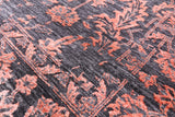 Grey Persian Hand Knotted Wool & Silk Rug - 8' 2" X 10' 2" - Golden Nile